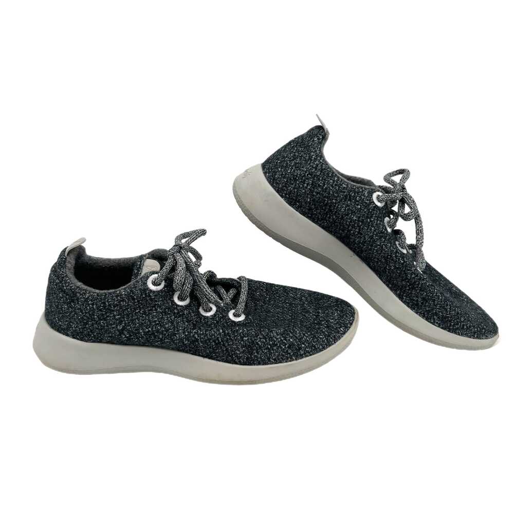 allbirds Gray Knit Sneakers Lace-Up Round Toe | Womens 8